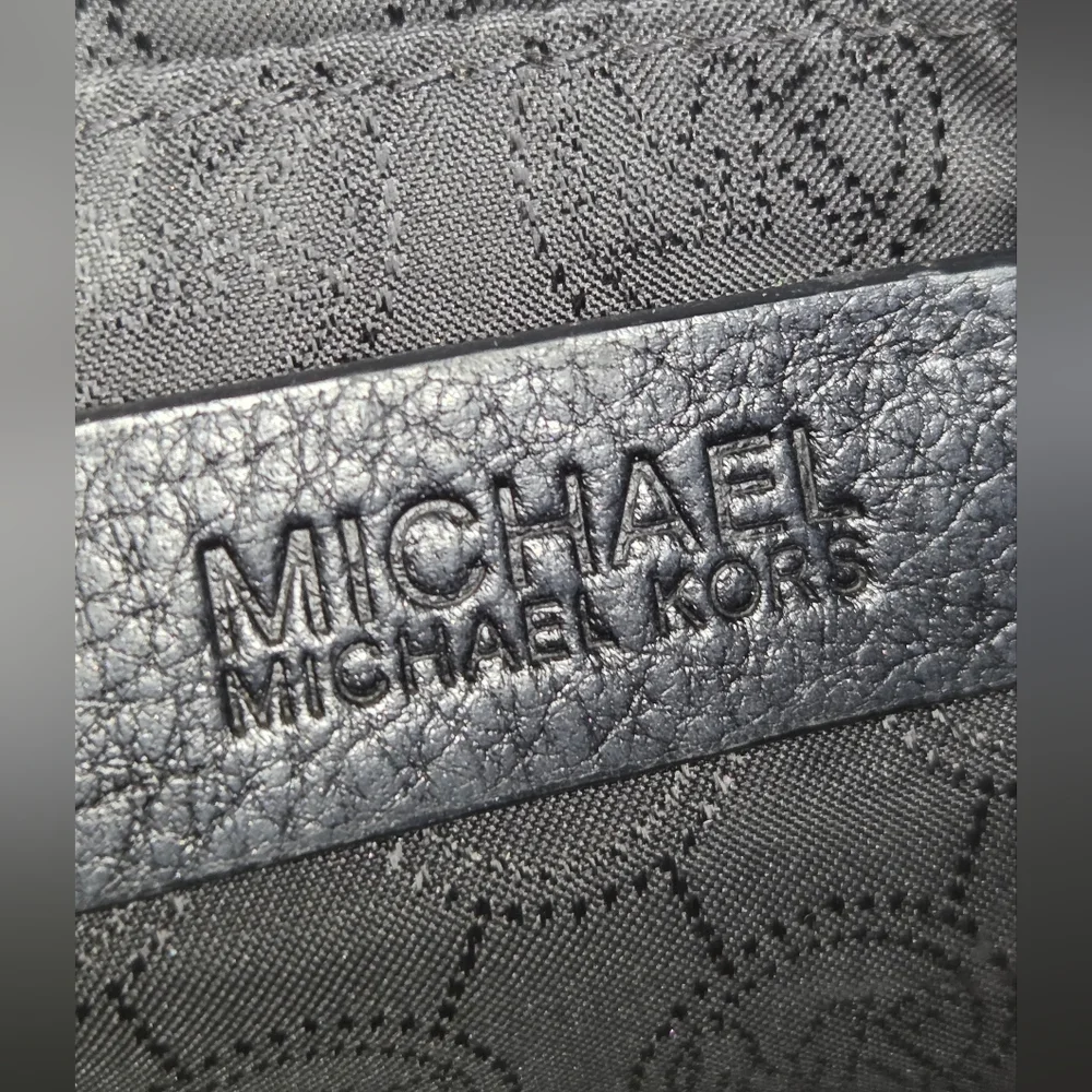 Michael Michael Kors Black and Gold Women's Clutch - Picture 6 of 11